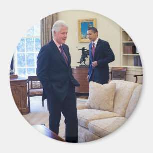 Íman Presidente Barack Obama e Bill Clinton