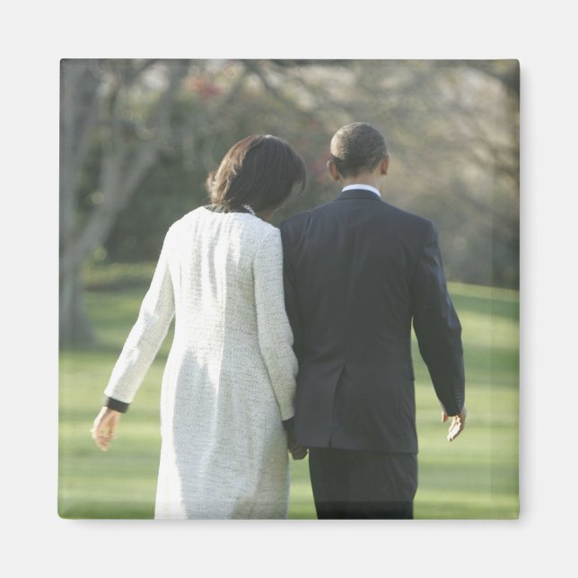Íman Presidente Barack Obama e Primeira-Dama Michelle (Frente)