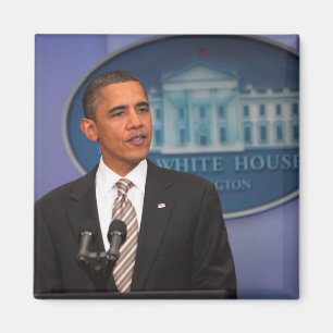 Íman Presidente Barack Obama faz um anúncio