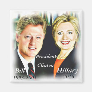 Íman Presidente Bill Clinton & presidente Hillary