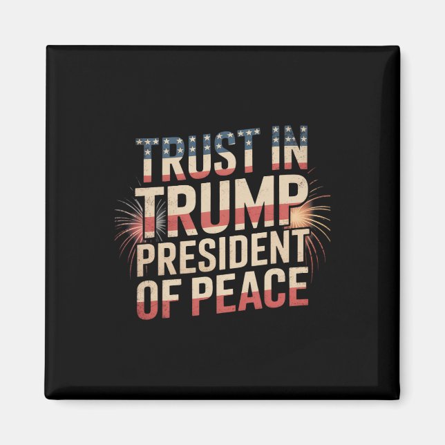 Íman Presidente Da Paz Confia No Trump _2 (Frente)