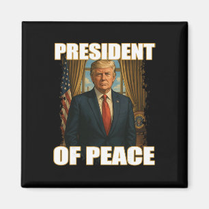 Íman Presidente Da Paz Pró Trump Paz Presidente Patri