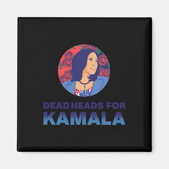 Íman Presidente de apoio Kamala Harris Morto 2024 (Frente)