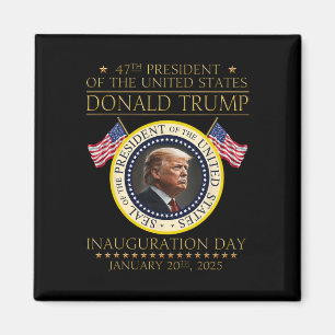 Íman Presidente Donald Trump Dia de Inauguração 2025 Me