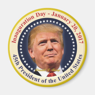Íman Presidente Donald Trump Dia de Inauguração Lembran