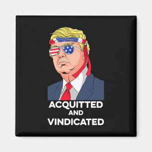 Íman Presidente Donald Trump Impeachment Absolvido E V
