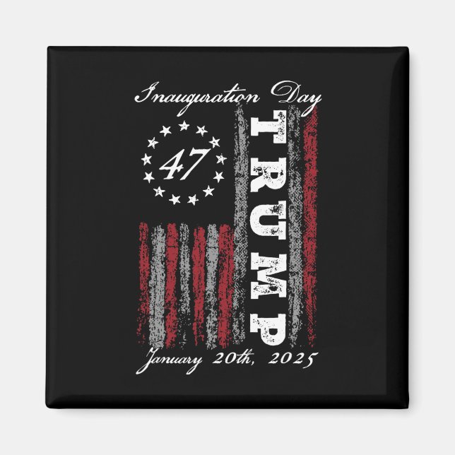Íman Presidente Donald Trump Inauguration Day 2025 Us F (Frente)