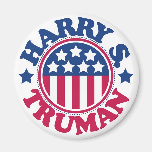 Íman Presidente dos EUA Harry S Truman (Frente)