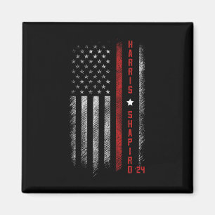 Íman Presidente Eleição - bandeira - Kamala Harris