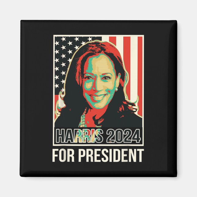 Íman Presidente Eleição Harris 2024 Para Presidente (Frente)