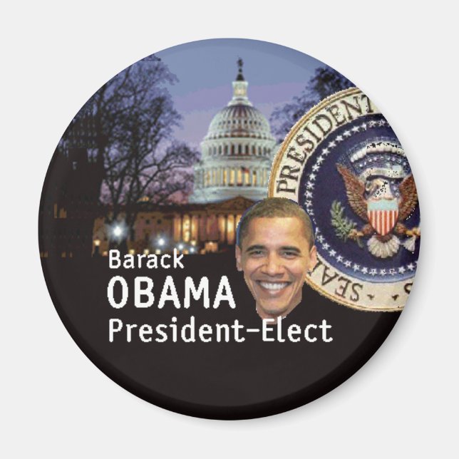 Íman Presidente Eleito Magnet (Frente)