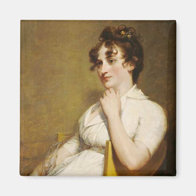 Íman Presidente Família de Washington Nelly Custis (Frente)