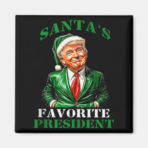 Íman Presidente Favorito do Papai Noel Engraçado Papai 