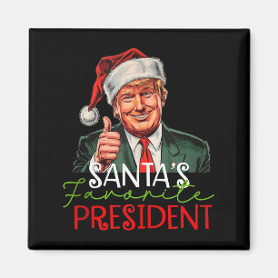 Íman Presidente Favorito do Papai Noel Engraçado Papai 
