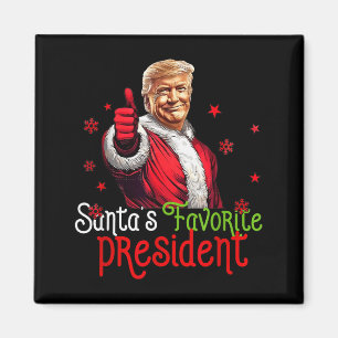 Íman Presidente Favorito do Papai Noel Engraçado Papai 