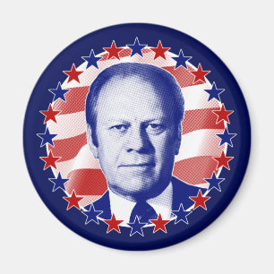 Íman Presidente Gerald Ford Estrelas e Listras