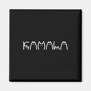 Íman Presidente Kamala 2024 Kamala Cat - Letra Font Des