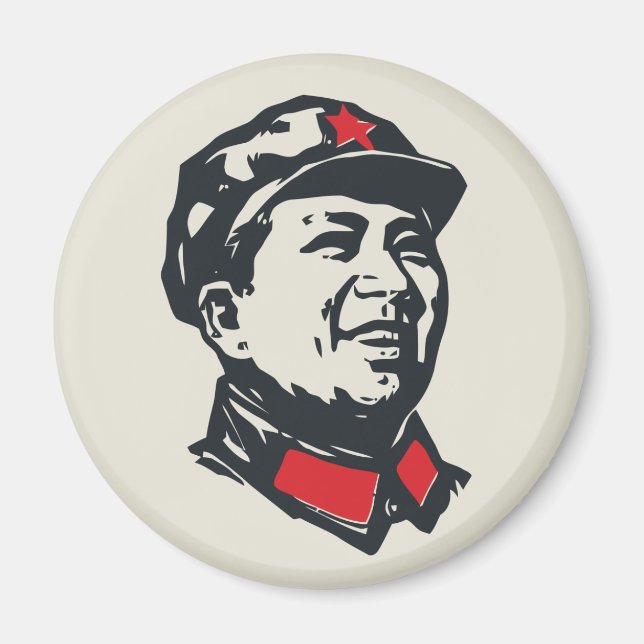 Íman Presidente Mao Portrait (Frente)