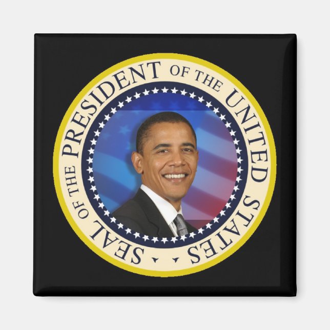 Íman Presidente Obama Coleções Magnet (Frente)