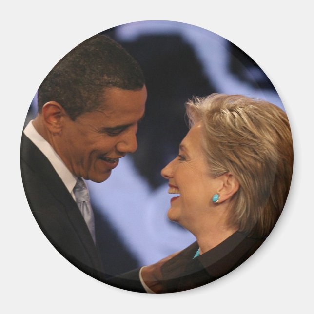 Íman Presidente Obama Inauguração Mantém Colossal 6" (Frente)