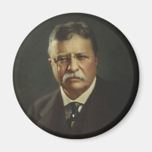 Íman Presidente Theodore Roosevelt por Forbes Lithograf