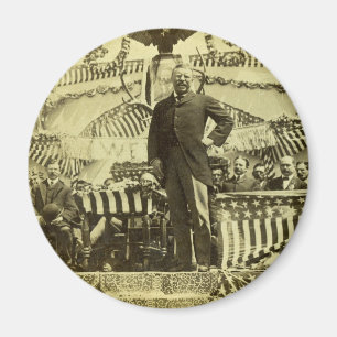 Íman Presidente Theodore Roosevelt que fala 1903