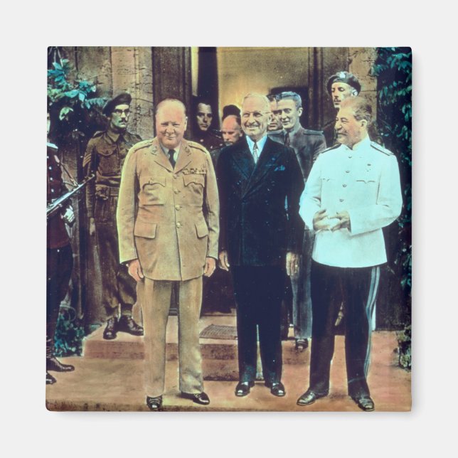 Íman Presidente Truman e Joseph Stalin (Frente)