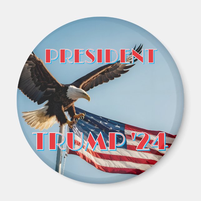 ÍMAN PRESIDENTE TRUMP 2024 (Frente)