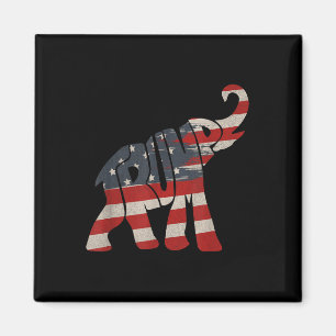 Íman Presidente Trump 2024 Elefante Republicano Trump