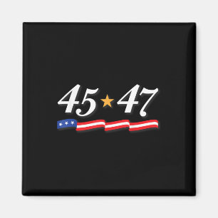 Íman Presidente Trump 45 47 Números De 45 E 47