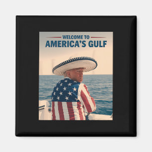 Íman Presidente Trump América do Golfo do México Sombre