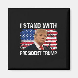 Íman Presidente Trump American Flag Trump 2024 Men