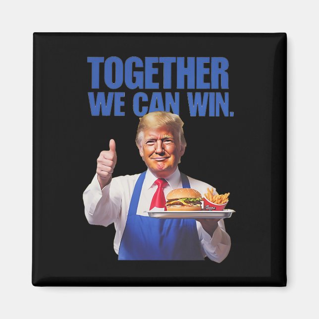 Íman Presidente Trump Faz Batatas Fritas  (Frente)