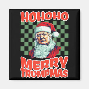 Íman Presidente Trump Natal Ho Ho Ho Feliz Trumpmas 