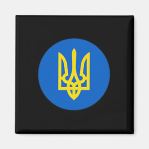 Íman Presidente Ucrânia Zelensky Trident Tee Ucraniano 