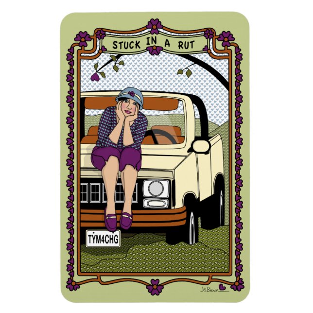 Íman Preso em um frigorífico Rut_A_4x6 (Vertical)