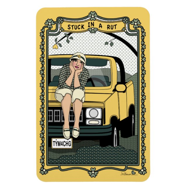 Íman Preso em um frigorífico Rut_C_4x6 (Vertical)