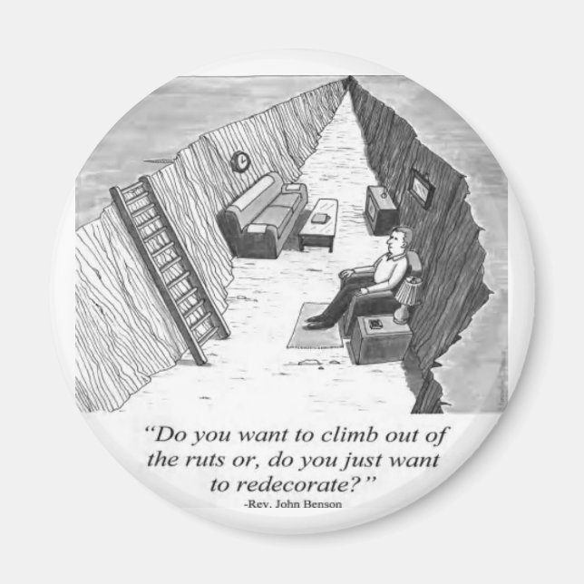 Íman Preso em um Rut (Frente)