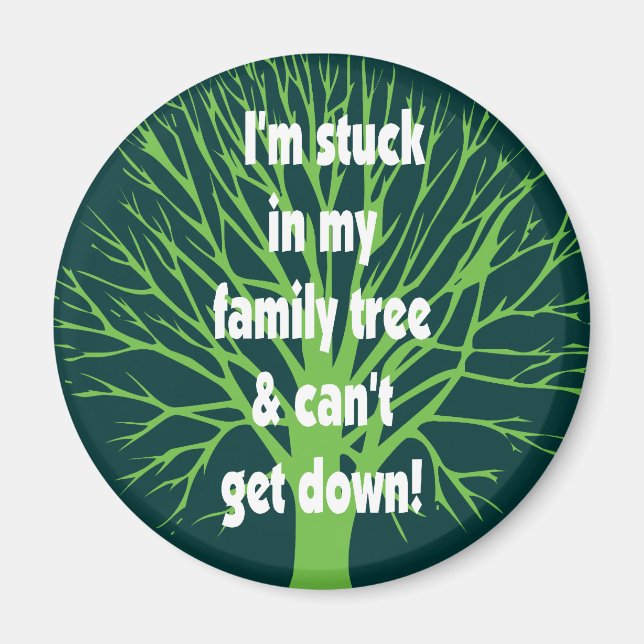 Íman Preso na minha árvore da família (Frente)