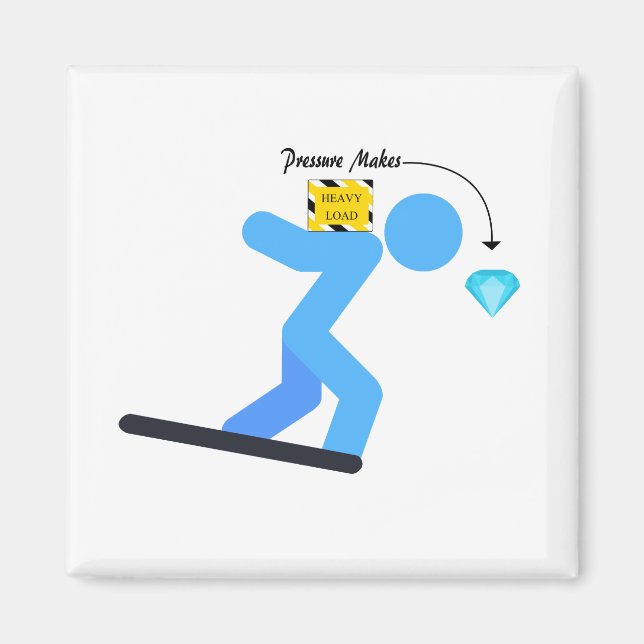 Íman Pressão faz diamantes (Frente)