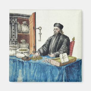 Íman Prestamista Venetian, de um livro ilustrado