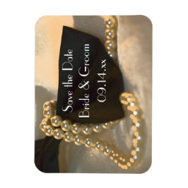 Íman Preto Arco Branco Pérolas Brancas Salvem a Data