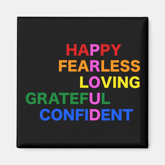 Íman Preto brilhante (Frente)