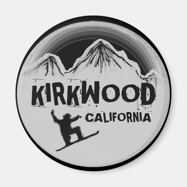 Íman preto de cinza da Califórnia em Kirkwood (Frente)