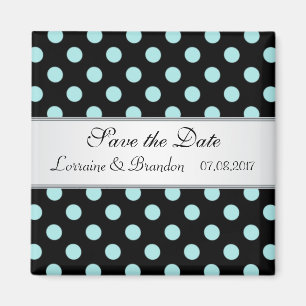 Íman Preto e bolinhas da cerceta que Wedding economias