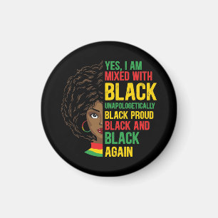 Íman Preto e Orgulhoso Sem desculpas Rainha Negra