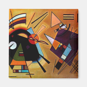 Íman Preto e roxo de Vassily Kandinsky