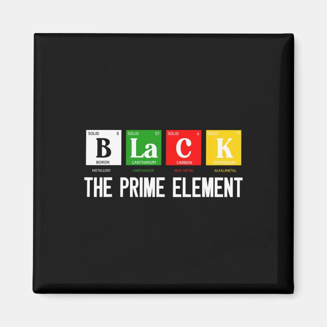 Íman Preto O Elemento Primário do Histórico Preto Perío (Frente)