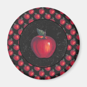 Íman Preto vermelho das maçãs