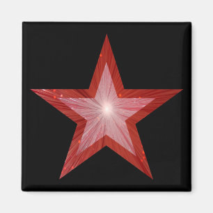 Íman Preto vermelho do quadrado da imã de geladeira da